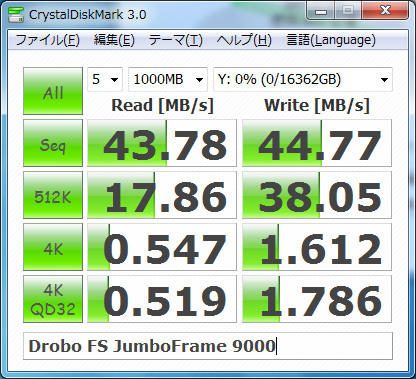 Drobo FS JumboFrame