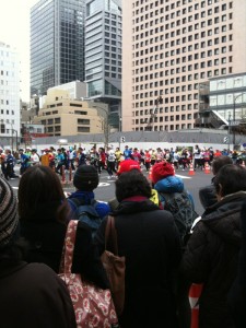 東京マラソン2012沿道応援