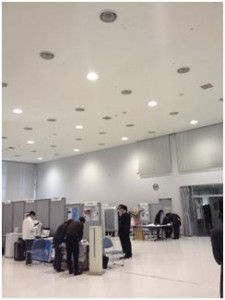 会場内